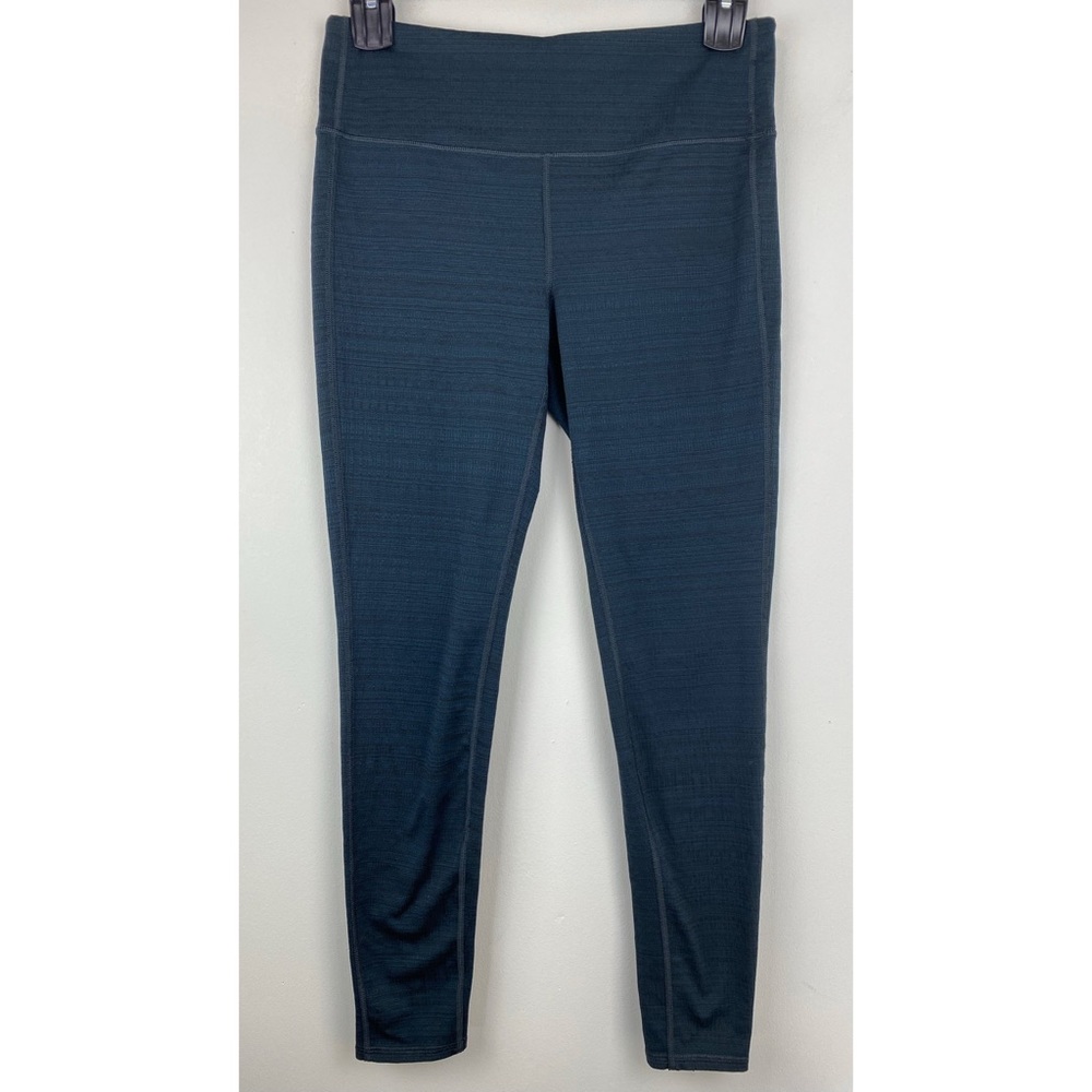 Athleta size Large Women’s Blue Black Athletic Activewear Leggings
